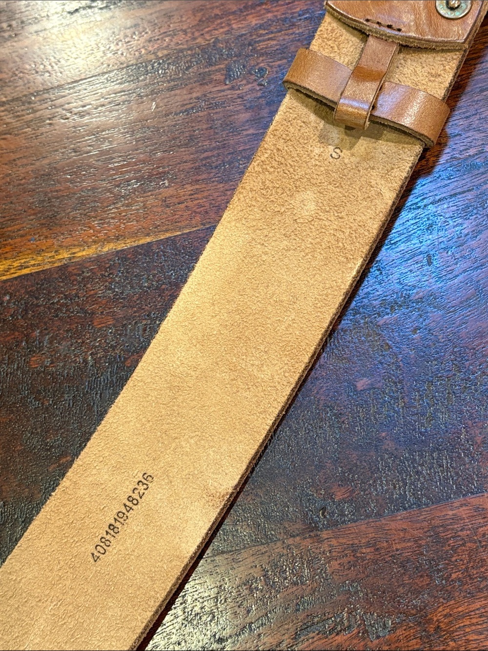 Vintage Ralph Lauren Equestrian Western Wide Leather Horseshoe Buckle Belt Small - Picture 7 of 16